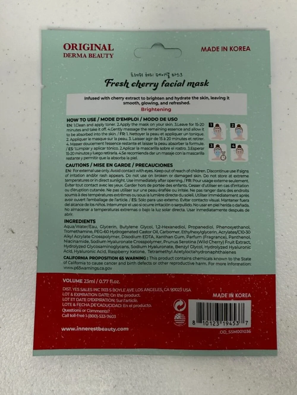Facial Mask Gift Set 4 Pack Hydrating Soothing Skincare Beauty Bundle New